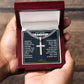 TO MY GRANDSON CHAPTERS CROSS CHAIN GIFT SET
