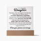 TO MY DAUGHTER CHAPTERS SQUARE PLAQUE