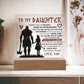 TO MY DAUGHTER SKIES ACRYLIC PLAQUE 2
