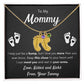 BABY FEET NECKLACE GIFT SET