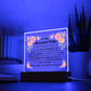 TO MY BEAUTIFUL WIFE SQUARE ACRYLIC PLAQUE