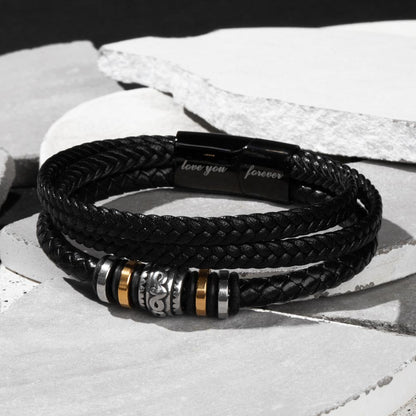 Love You Forever To My Grandson Bracelet Believe Deep