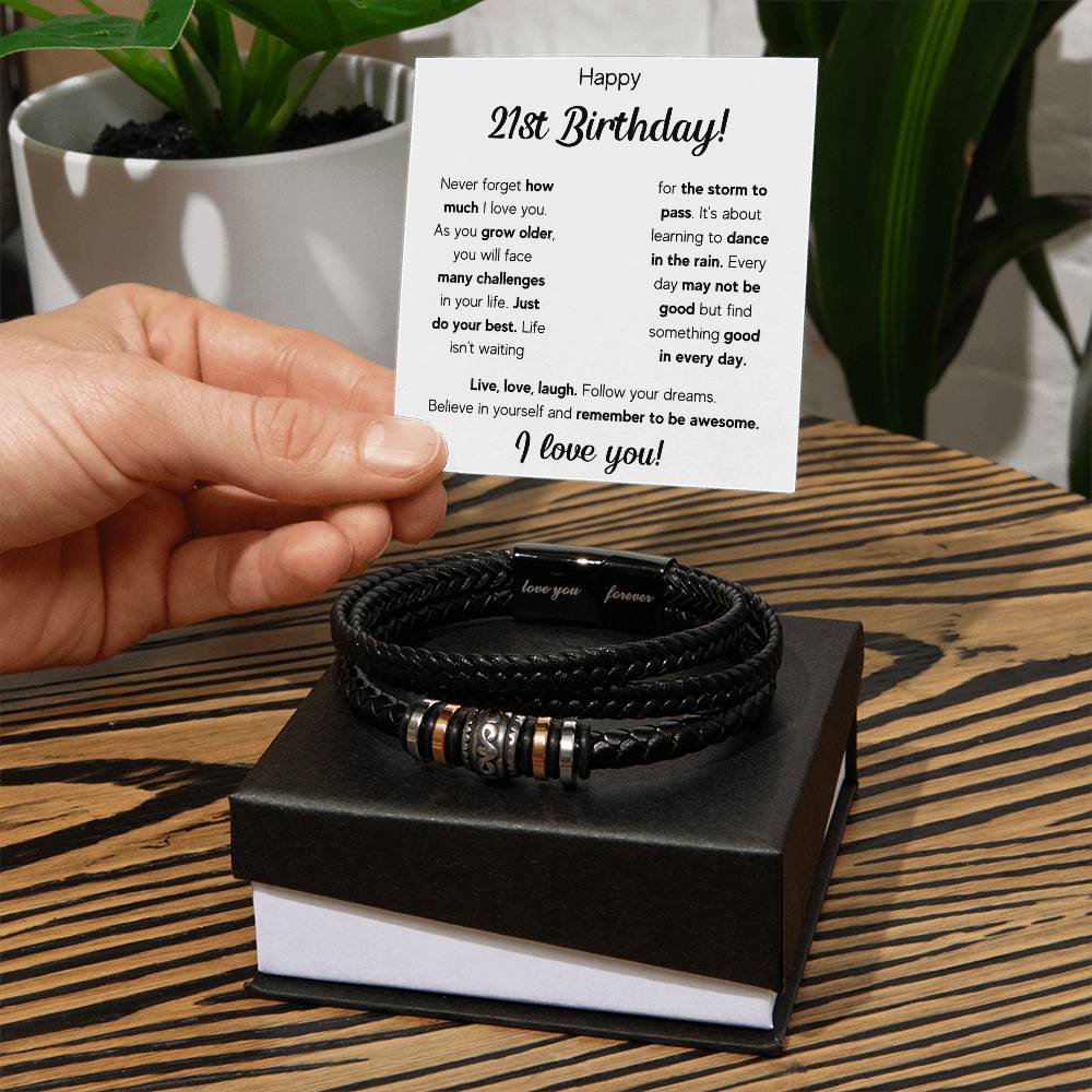 21ST BIRTHDAY STORM BRACELET