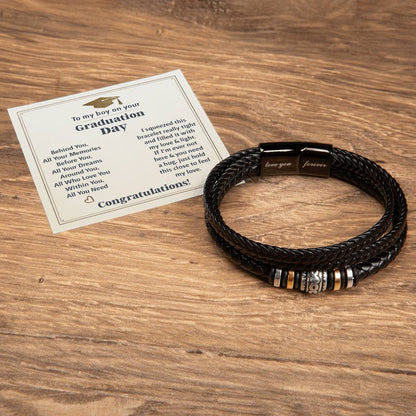 TO MY BOY GRADUATION MEMORIES LOVE YOU BRACELET