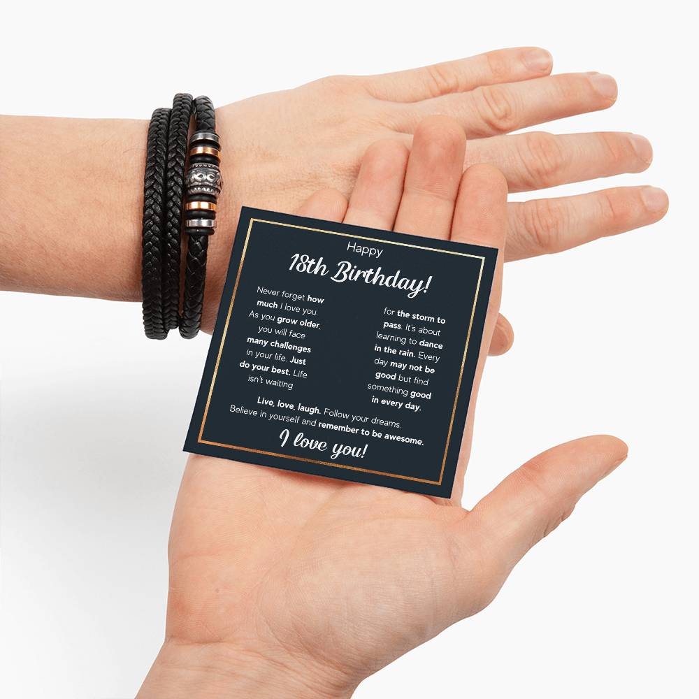 18TH BIRTHDAY RAIN BRACELET