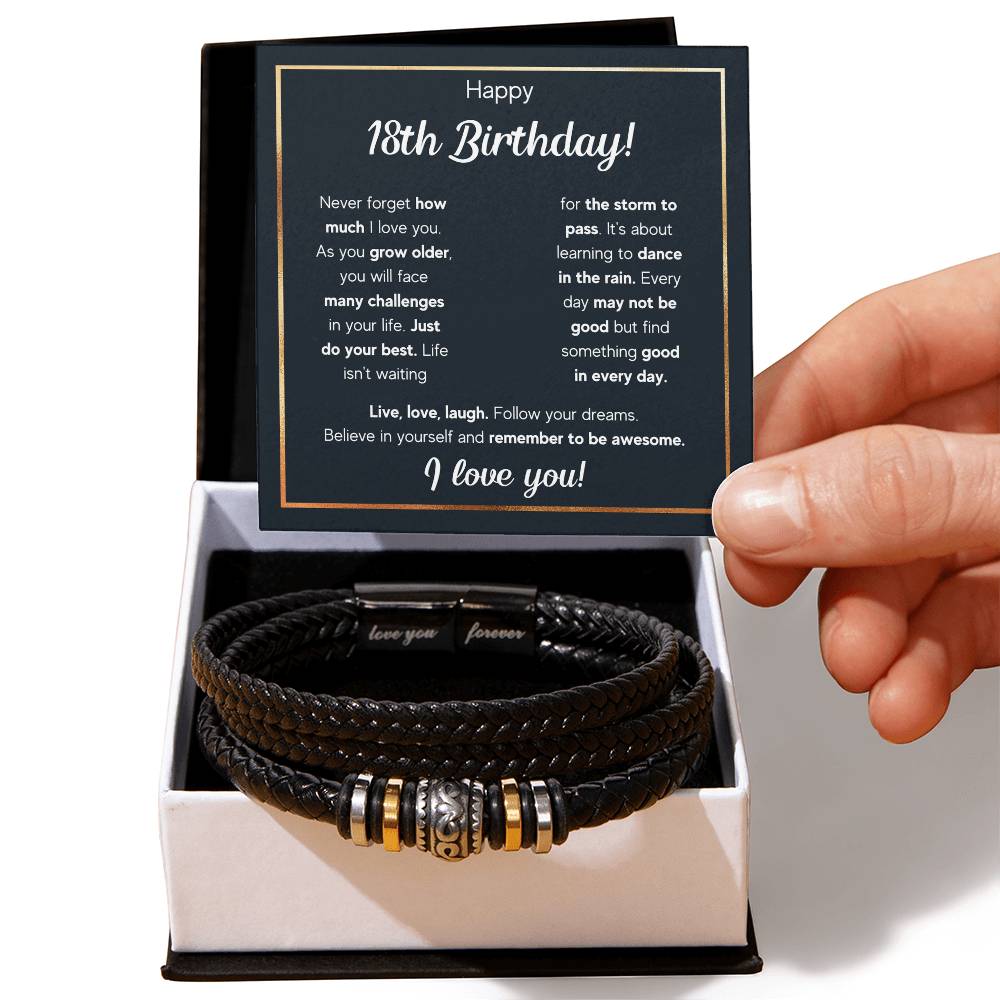 18TH BIRTHDAY RAIN BRACELET