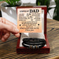 TO MY STEP DAD CHOICE TO LOVE BRACELET
