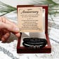 HAPPY ANNIVERSARY LAST EVERYTHING BRACELET