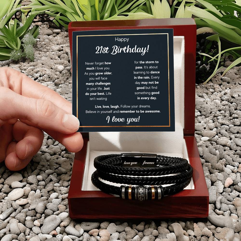 21ST BIRTHDAY RAIN BRACELET