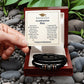 TO MY BOY GRADUATION MEMORIES LOVE YOU BRACELET