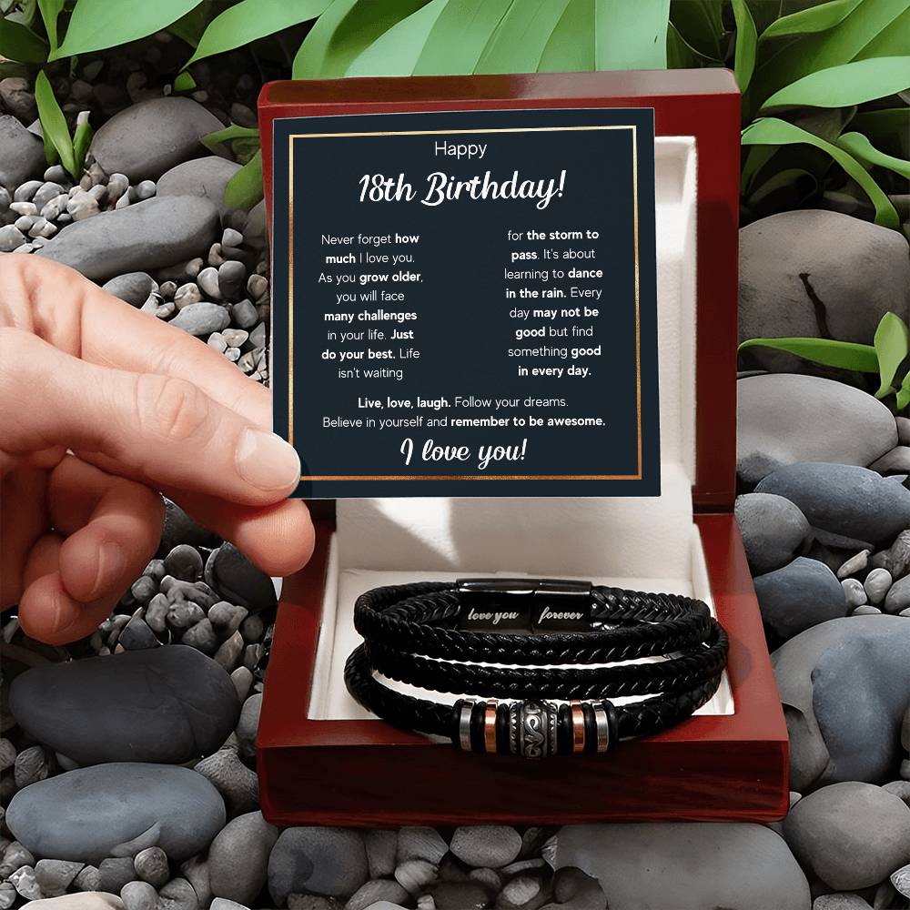18TH BIRTHDAY RAIN BRACELET