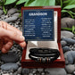 Love You Forever To My Grandson Bracelet Achieve Anything