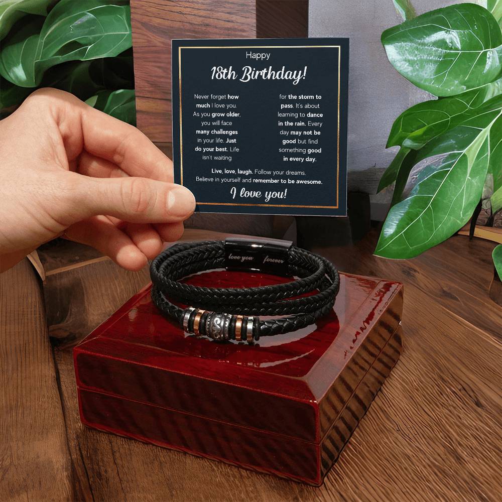 18TH BIRTHDAY RAIN BRACELET