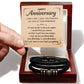 HAPPY ANNIVERSARY LAST EVERYTHING BRACELET