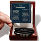 Love You Forever To My Grandson Bracelet Never Forget