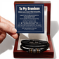 Love You Forever To My Grandson Bracelet Will Never Lose