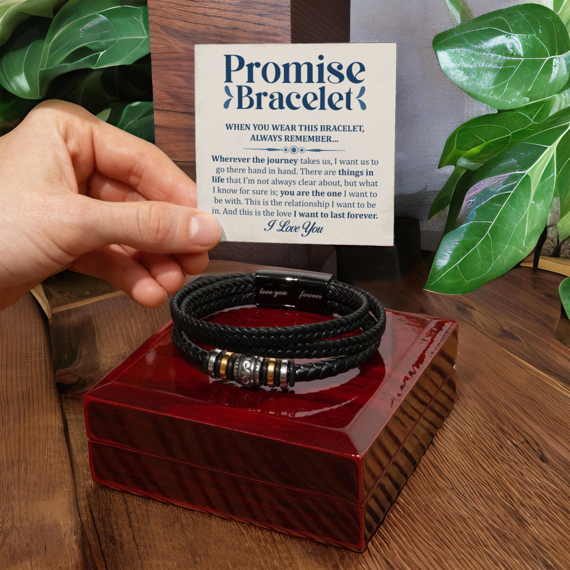 Love You Forever Promise Bracelet You Are The One