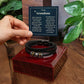 Love You Forever To My Grandson Bracelet Never Forget