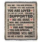 YOU ARE A FIGHTER BLANKET