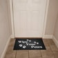 WIPE YOUR PAWS WELCOME MAT