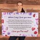 I LOVE YOU THE MOST GALLERY WRAPPED CANVA