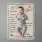 TO MY DAUGHTER LOVED FROM DAD & MOM SHERPA FLEECE BLANKET