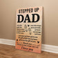 TO MY DAD ENCOURAGE  GALLERY WRAPPED CANVAS