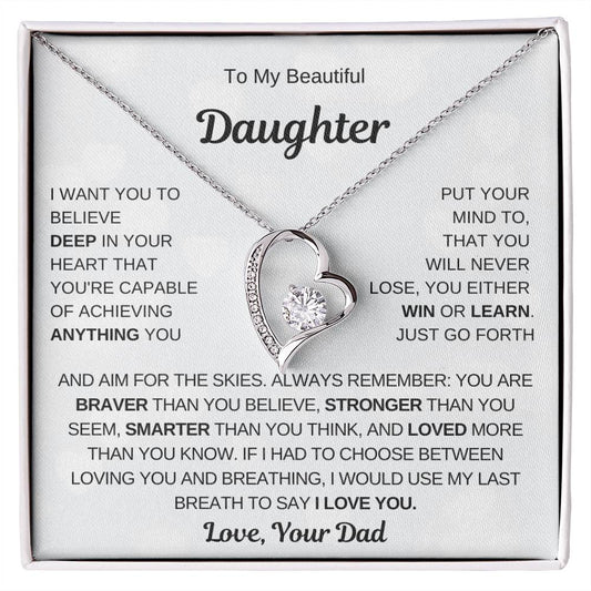 To My Beautiful Daughter, Just Go Forth Aim For The Skies
