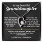 To My Wonderful Granddaughter, You carved a special spot in my heart.