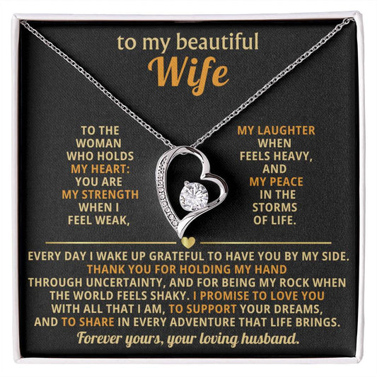 To my beautiful Wife, I promise to love you with all that I am