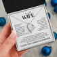 TO MY WIFE CHOICE FOREVE LOVE NECKLACE