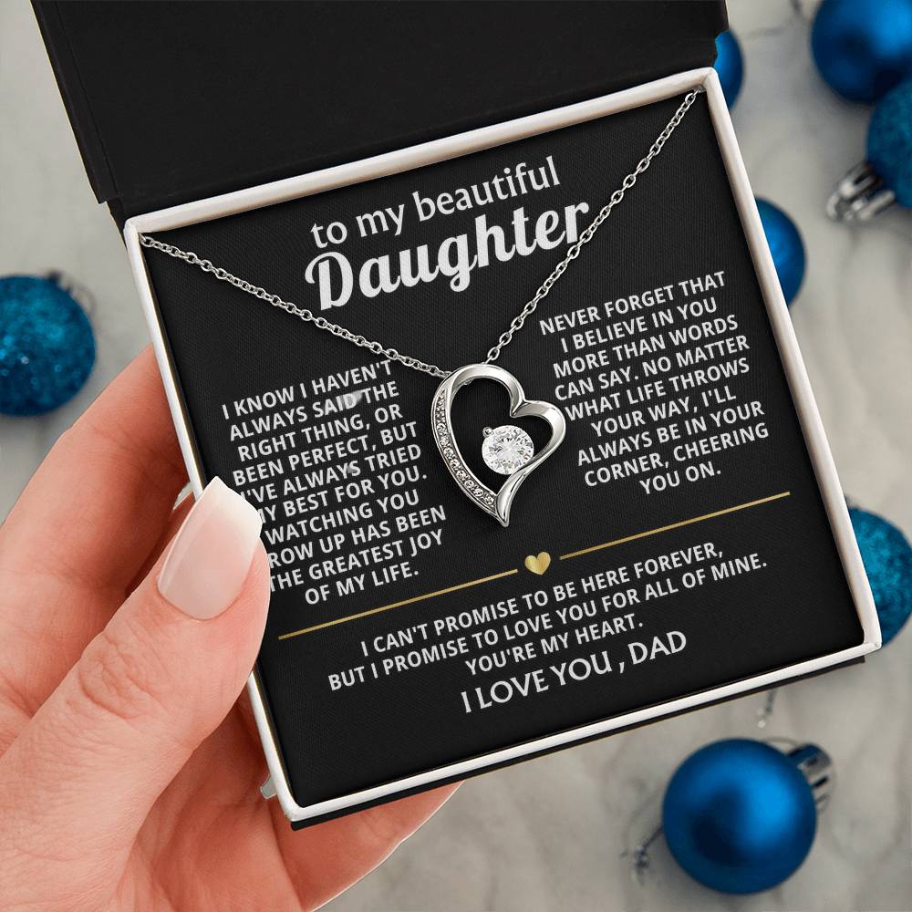 To My Beautiful Daughter, You're my heart, always and forever.