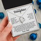 TO MY DAUGHTER PROTECT YOU FOREVER LOVE NECKALCE GIFT SET