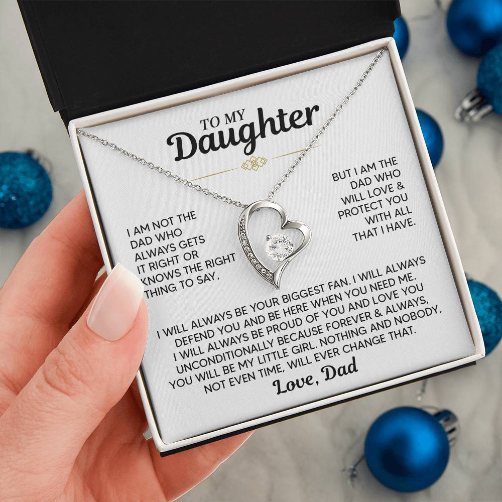 TO MY DAUGHTER PROTECT YOU FOREVER LOVE NECKALCE GIFT SET