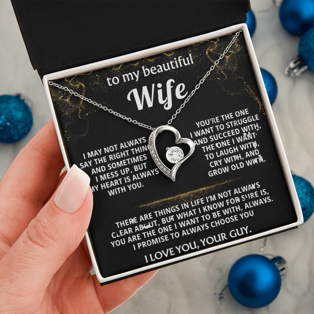 To My Wife, You are the one for me, always.