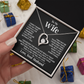 TO MY WIFE FIRST LOVE FOREVER LOVE NECKLACE GIFT SET
