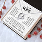 TO MY WIFE CHOICE FOREVE LOVE NECKLACE
