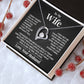 TO MY WIFE FIRST LOVE FOREVER LOVE NECKLACE GIFT SET