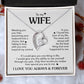 TO MY WIFE CHOICE FOREVE LOVE NECKLACE