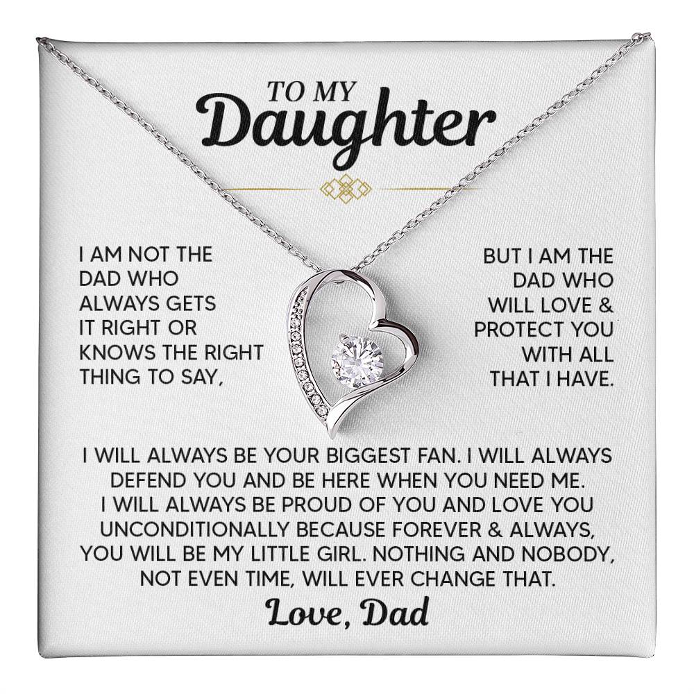 TO MY DAUGHTER PROTECT YOU FOREVER LOVE NECKALCE GIFT SET