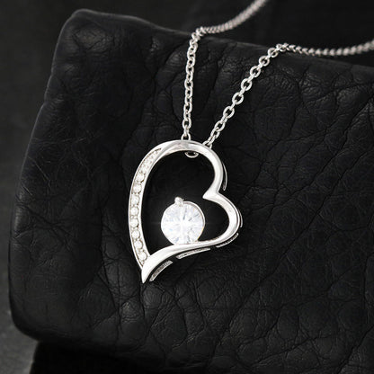 TO MY WIFE LAST EVERYTHING FOREVER LOVE NECKLACE GIFT SET