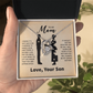 TO MY MOM MY LOVING MOTHER FOREVER LOVE