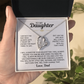 TO MY DAUGHTER PROTECT YOU FOREVER LOVE NECKALCE GIFT SET