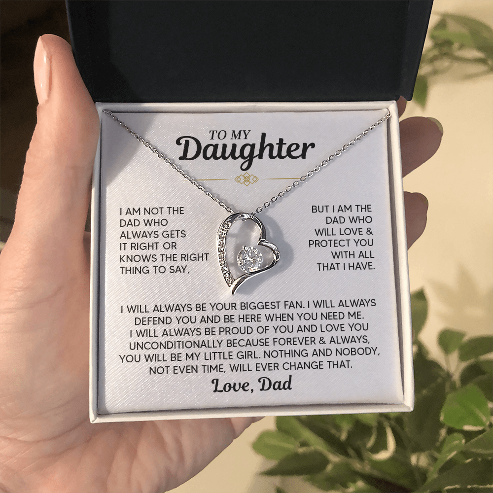 TO MY DAUGHTER PROTECT YOU FOREVER LOVE NECKALCE GIFT SET