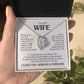 TO MY WIFE CHOICE FOREVE LOVE NECKLACE