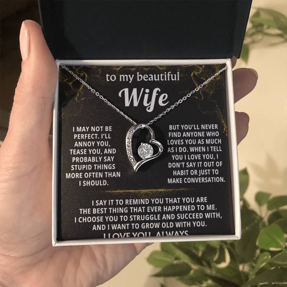 To My Wife, I love you more than anyone.