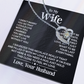 TO MY WIFE FIRST LOVE FOREVER LOVE NECKLACE GIFT SET