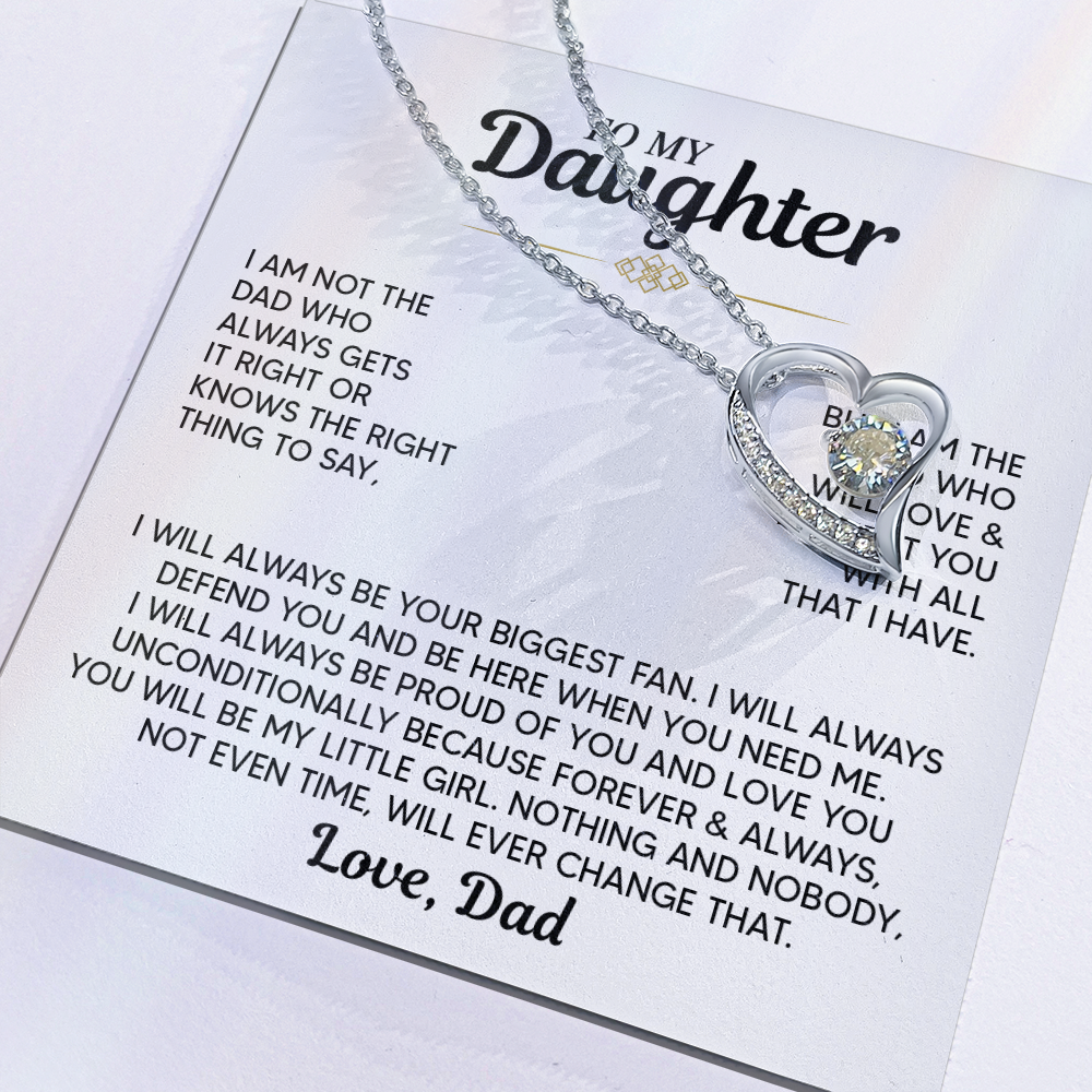TO MY DAUGHTER PROTECT YOU FOREVER LOVE NECKALCE GIFT SET