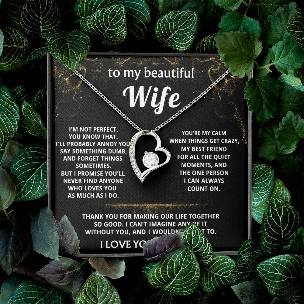 To My Wife, You make my life so good.