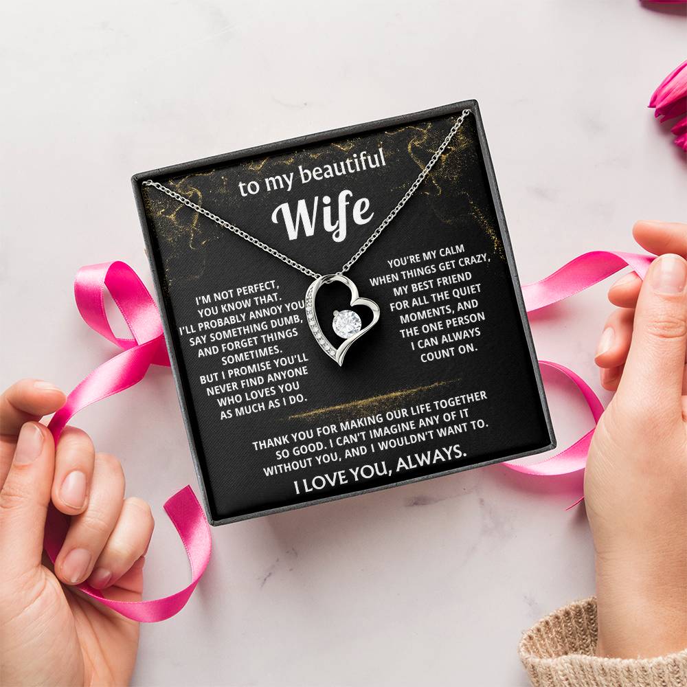 To My Wife, You make my life so good.
